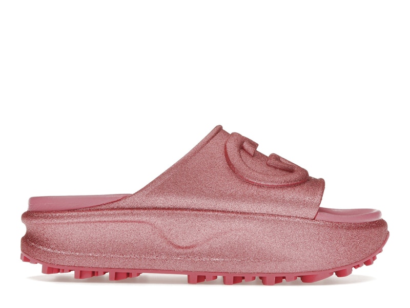 Gucci Interlocking G Slide Metalic Rose Women s 725541 JAAC8 5914 US