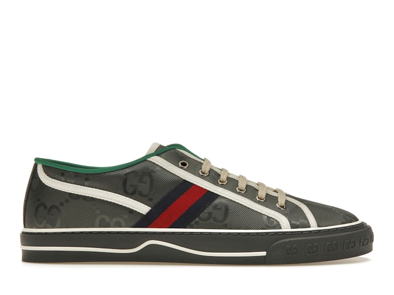 Gucci Off The Grid Tennis 1977 Low ECONYL Dark Grey GG Blue Red White メンズ -  628709 H9H70 1161 - JP