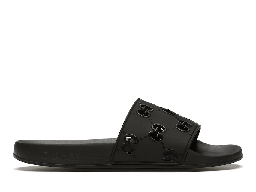 Gucci Slide Black Rubber (Women's) - 573922 JDR00 1000 - US