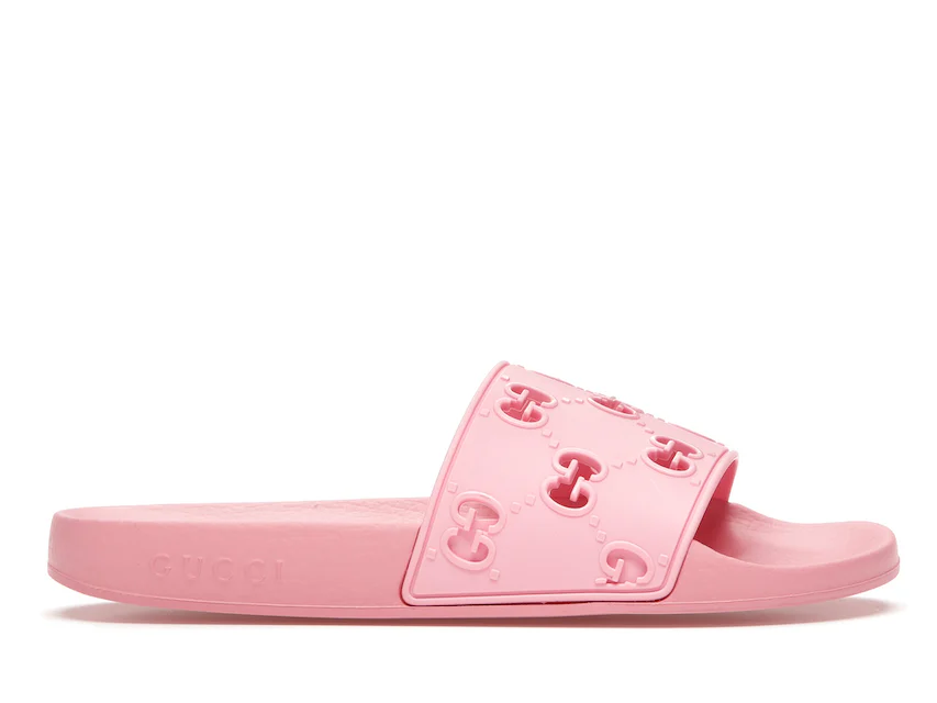 Gucci Slide Pink Rubber (Women's) 0