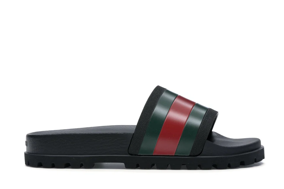 Gucci Web Slide Sandal Black 0