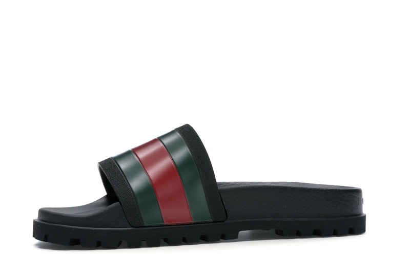 Gucci Web Slide Sandal Black