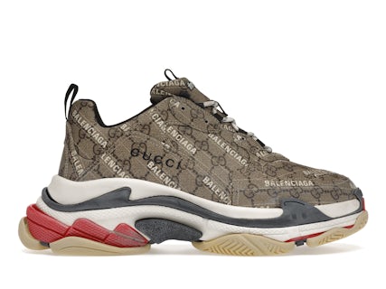 Gucci x Balenciaga The Hacker Project Triple S beige Homme Style