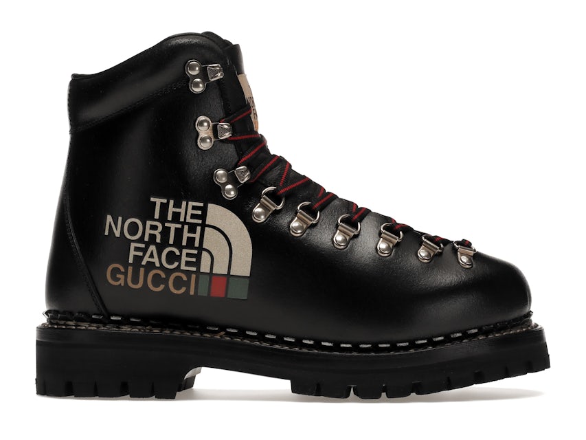 Gucci x The North Face Men's Hiking Boots Leather Black 1845025