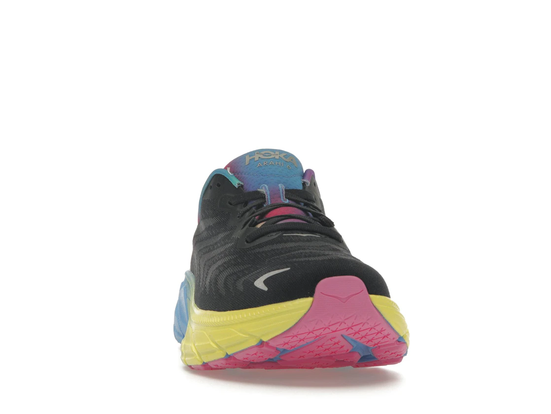 Hoka One One Arahi 6 Black Silver Multi-Color (Women's)