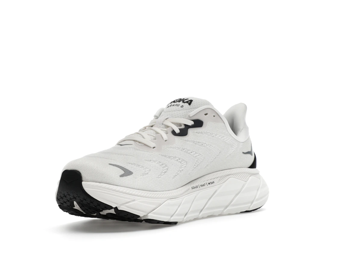 Hoka One One Arahi 6 Blanc De Blanc Steel
