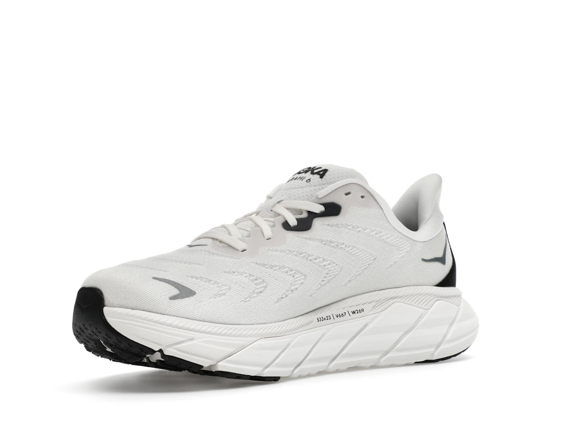 Hoka One One Arahi 6 Blanc De Blanc Steel