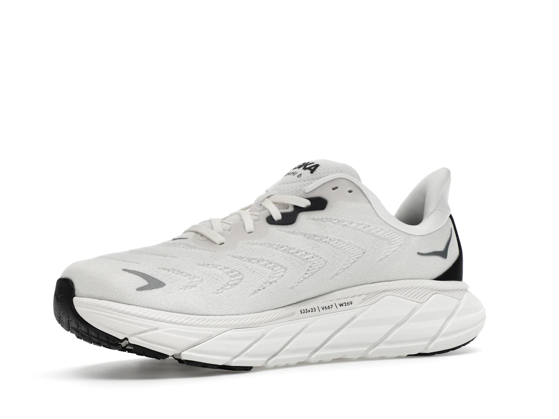 Hoka One One Arahi 6 Blanc De Blanc Steel