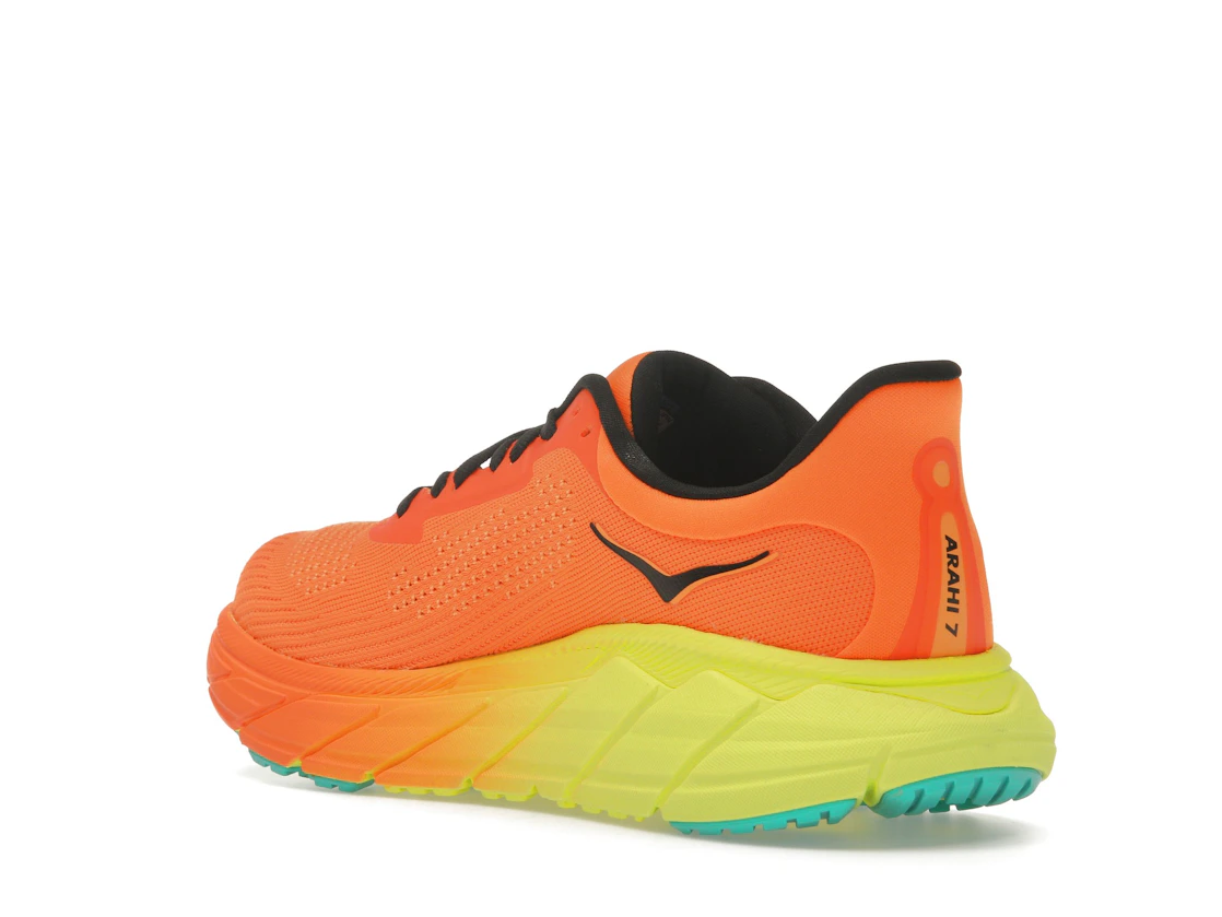 Hoka One One Arahi 7 Electric Tangerine Black (Women's)