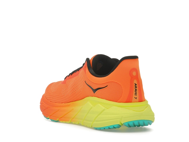 Hoka One One Arahi 7 Electric Tangerine Black (Women's)