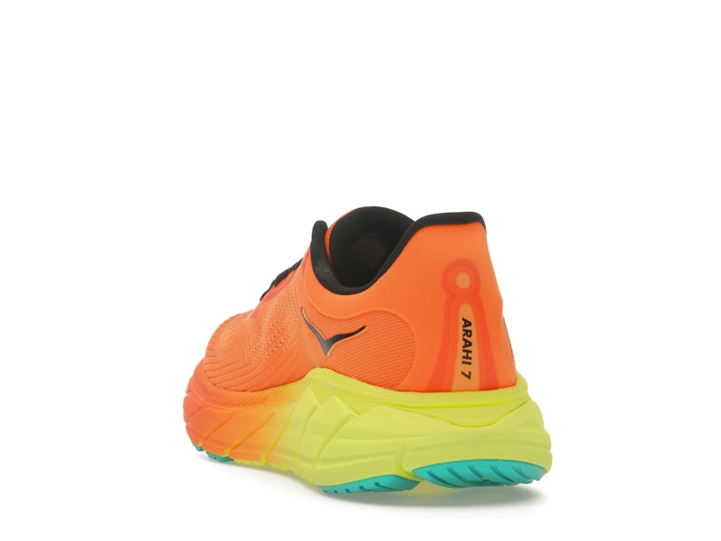 Hoka One One Arahi 7 Electric Tangerine Black (Women's)