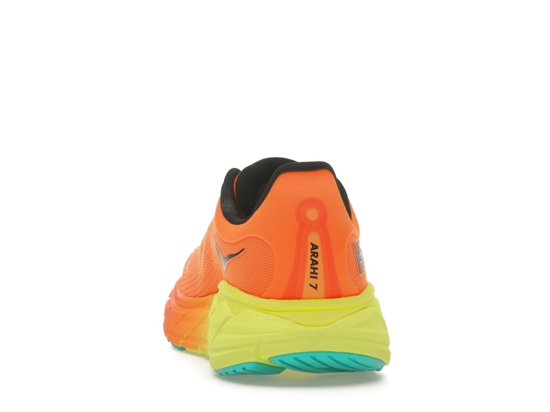 Hoka One One Arahi 7 Electric Tangerine Black (Women's)