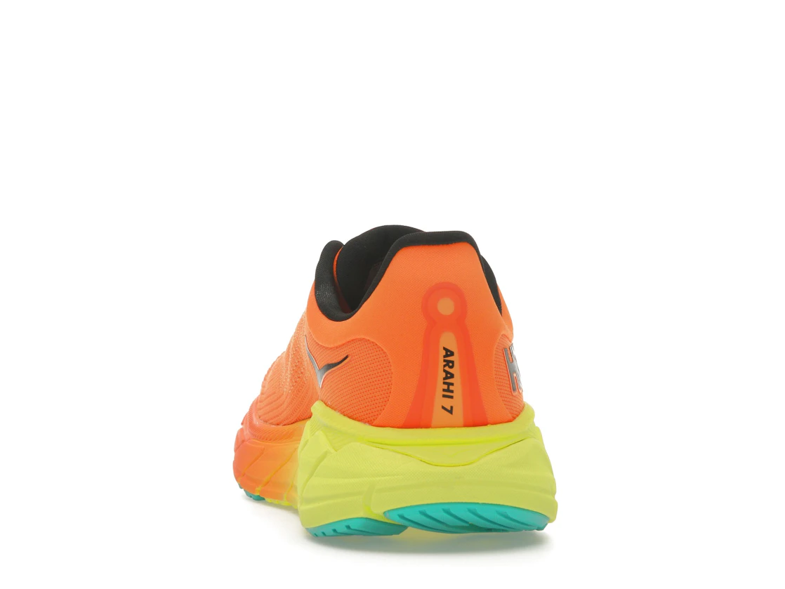 Hoka One One Arahi 7 Electric Tangerine Black (Women's)