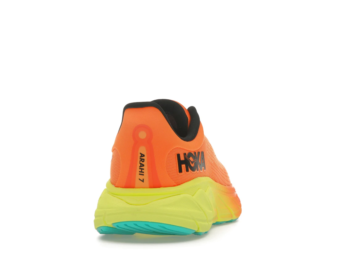 Hoka One One Arahi 7 Electric Tangerine Black (Women's)