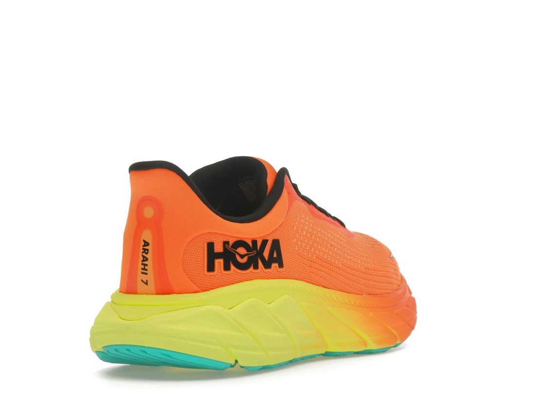 Hoka One One Arahi 7 Electric Tangerine Black (Women's)
