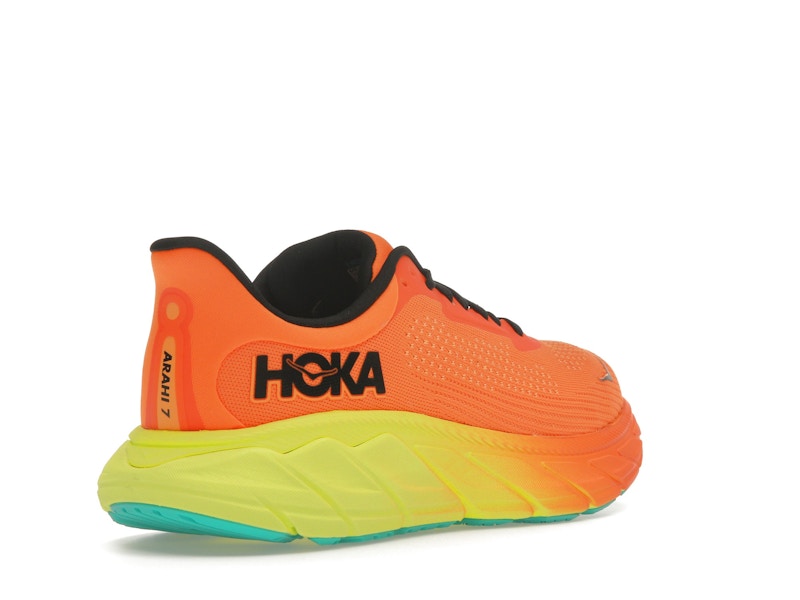 Hoka One One Arahi 7 Electric Tangerine Black (Women's)