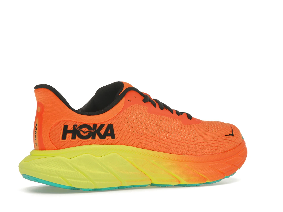 Hoka One One Arahi 7 Electric Tangerine Black (Women's)
