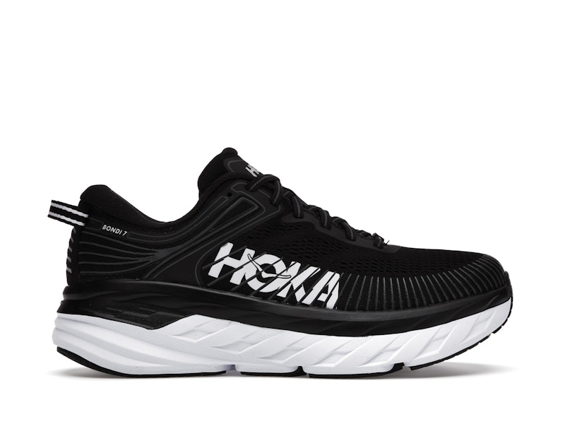 Hoka One One Bondi Black White (Women's) 1110519-BWHT US
