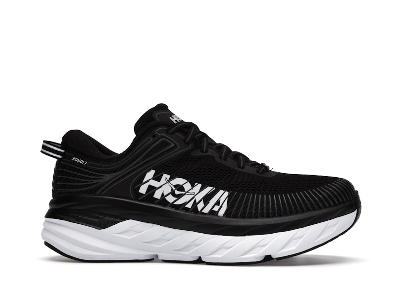 Hoka One One Bondi 7 Black White (Women's)