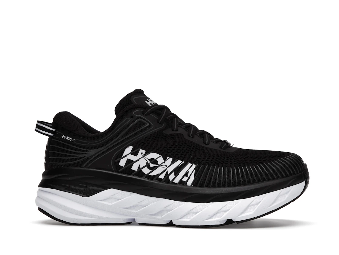 Hoka One One Bondi 7 Black White (Women's)
