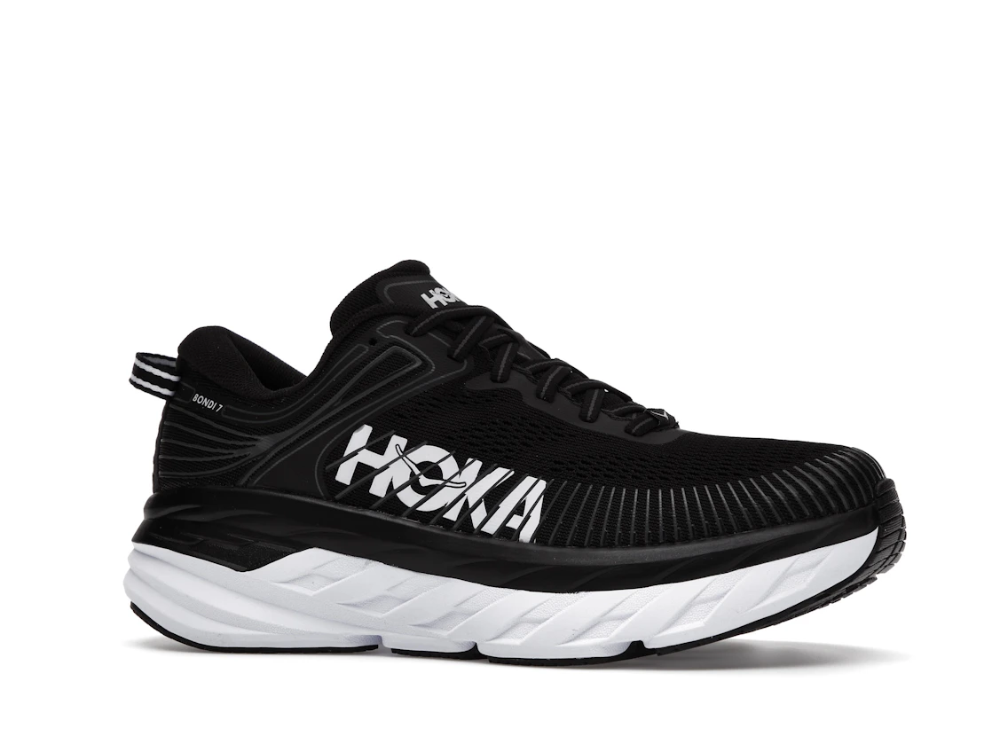 Hoka One One Bondi 7 Black White (Women's)