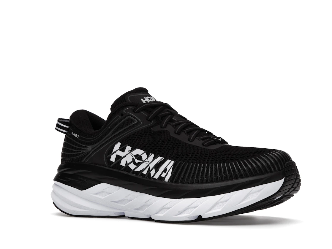 Hoka One One Bondi 7 Black White (Women's)