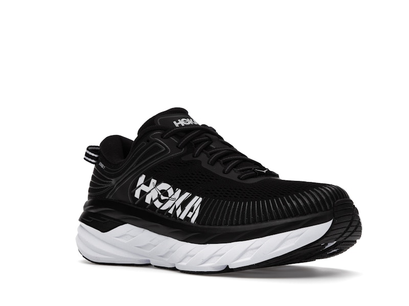 Hoka One One Bondi 7 Black White (Women's)