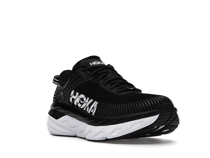 Hoka One One Bondi 7 Black White (Women's)