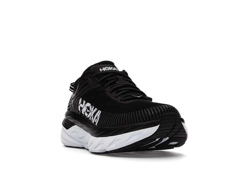 Hoka One One Bondi 7 Black White (Women's)