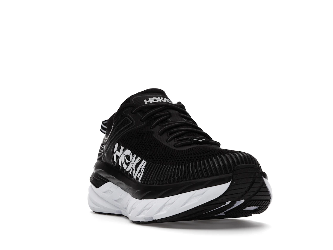 Hoka One One Bondi 7 Black White (Women's)