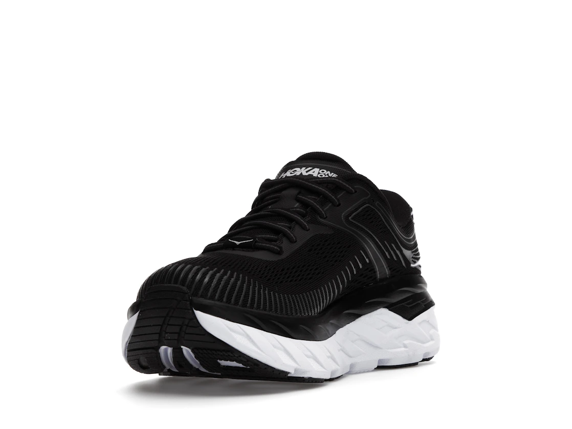 Hoka One One Bondi 7 Black White (Women's)