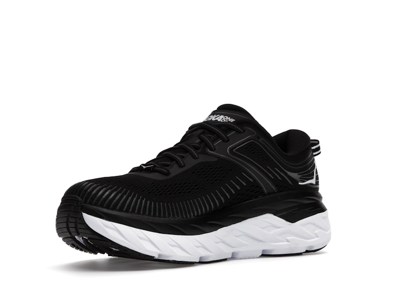 Hoka One One Bondi 7 Black White (Women's)