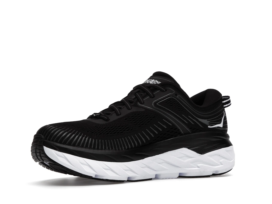 Hoka One One Bondi 7 Black White (Women's)