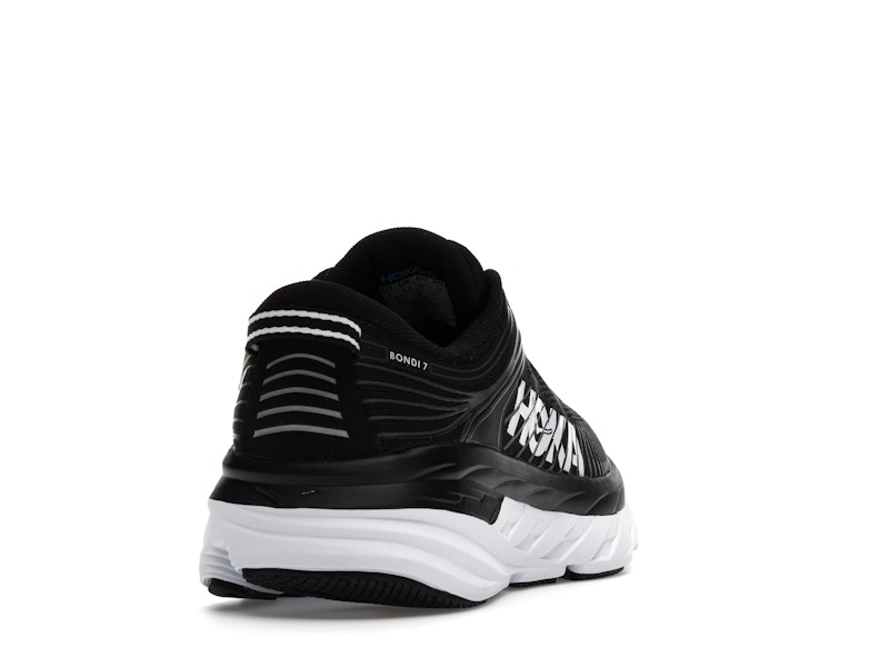 Hoka One One Bondi 7 Black White (Women's)