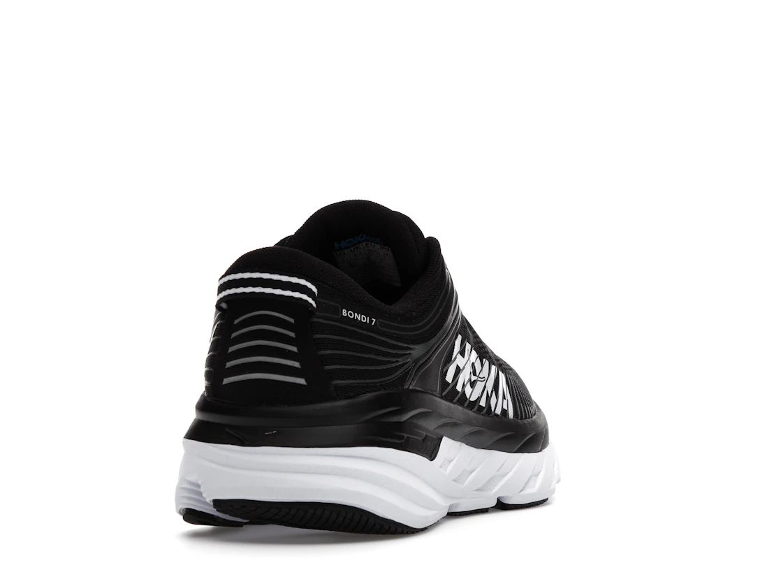 Hoka One One Bondi 7 Black White (Women's)