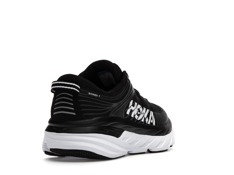 Hoka One One Bondi 7 Black White (Women's)