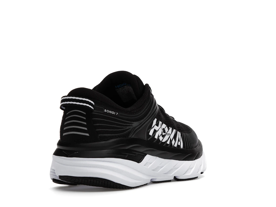 Hoka One One Bondi 7 Black White (Women's)