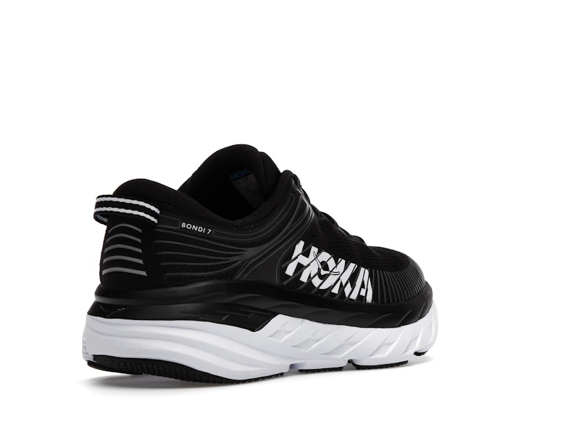 Hoka One One Bondi 7 Black White (Women's)