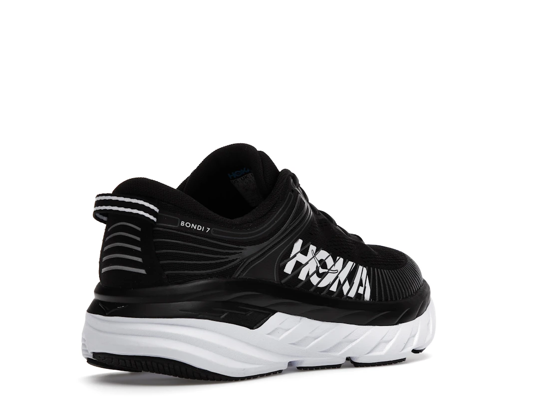 Hoka One One Bondi 7 Black White (Women's)