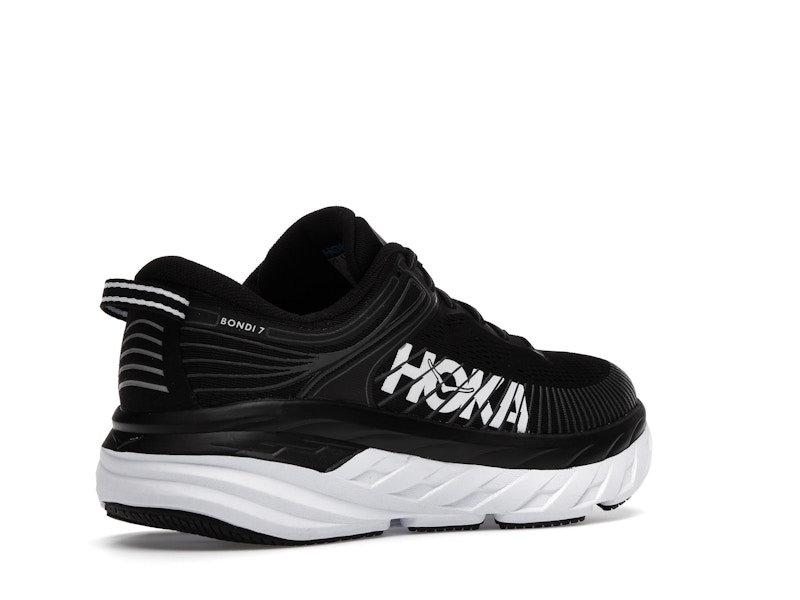 Hoka One One Bondi 7 Black White (Women's)