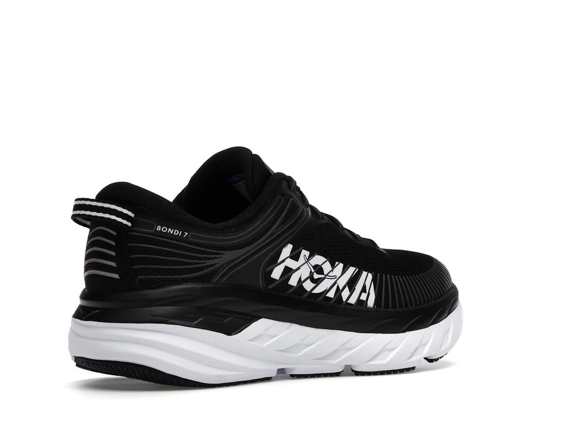 Hoka One One Bondi 7 Black White (Women's)