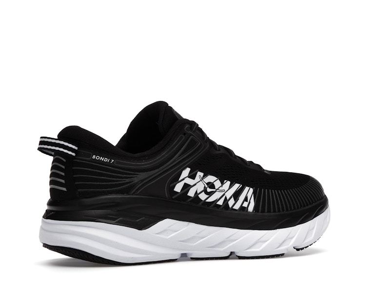 Hoka One One Bondi 7 Black White (Women's)