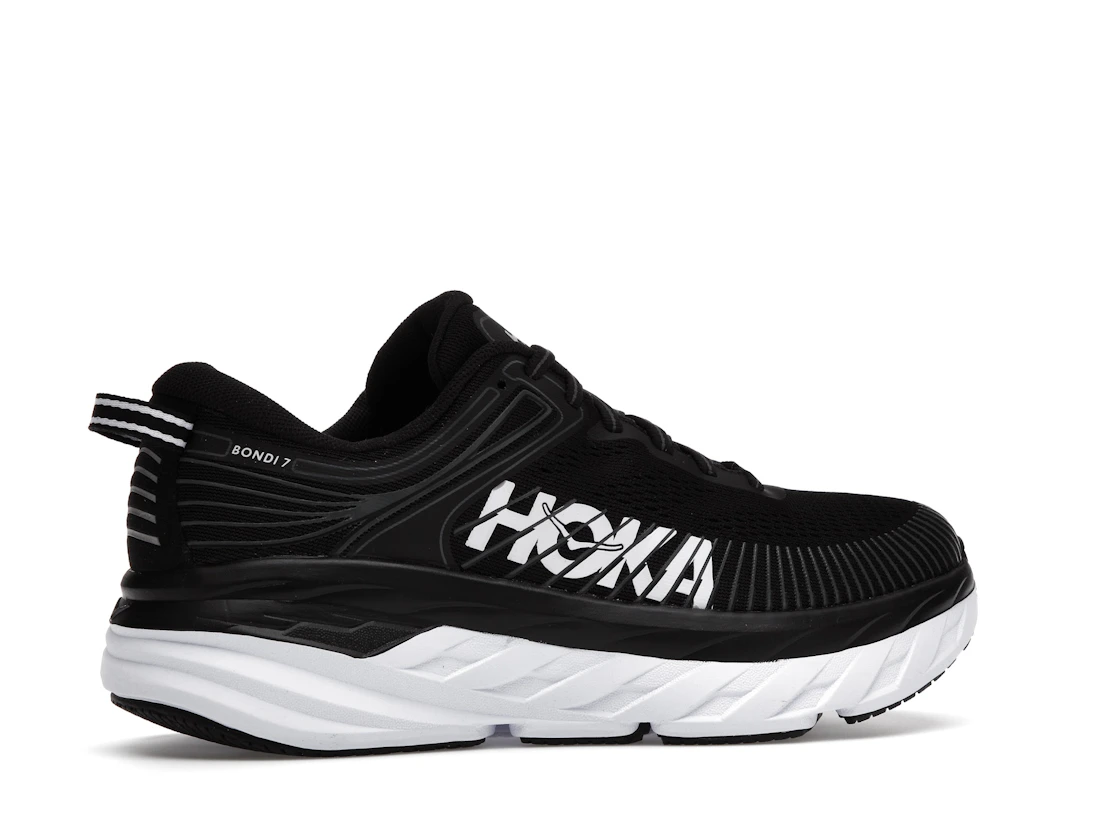 Hoka One One Bondi 7 Black White (Women's)