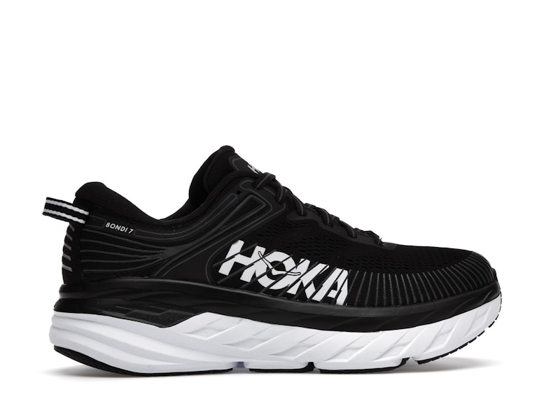 Hoka One One Bondi 7 Black White (Women's)