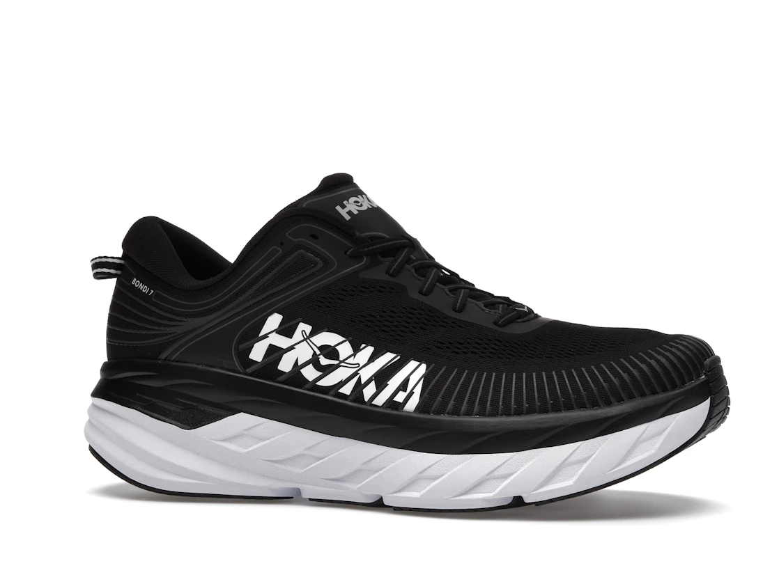 Hoka One One Bondi 7 Black White