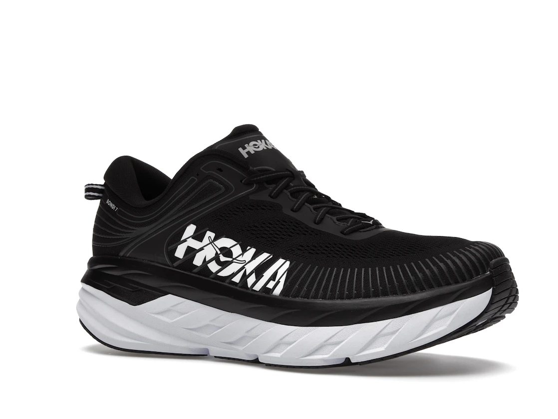 Hoka One One Bondi 7 Black White