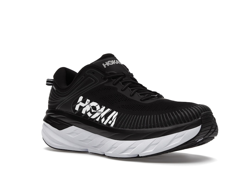 Hoka One One Bondi 7 Black White