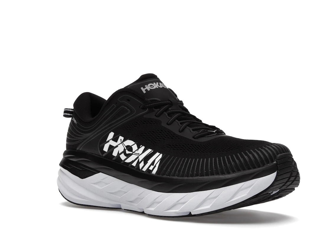 Hoka One One Bondi 7 Black White