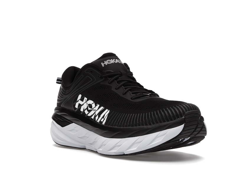 Hoka One One Bondi 7 Black White