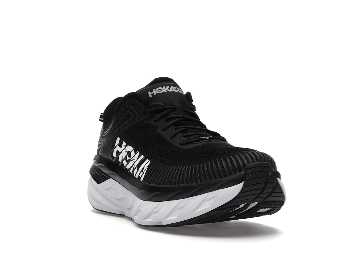 Hoka One One Bondi 7 Black White